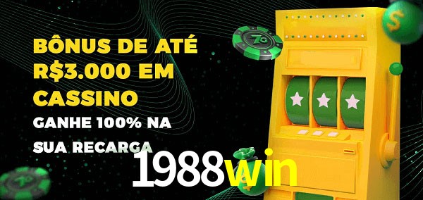 1988win melhor bônus de depósito