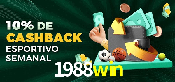 10% de bônus de cashback na 1988win